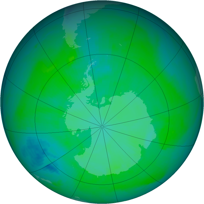 Ozone Map 1988-12-30